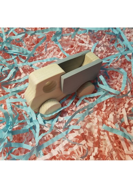 El Yapımı Ahşap Oyuncak Tekerlekli Kamyon Çevre Dostu, Eğitici,doğal Ahşap, Montessori,+3 Yaş Hediy fiyatları