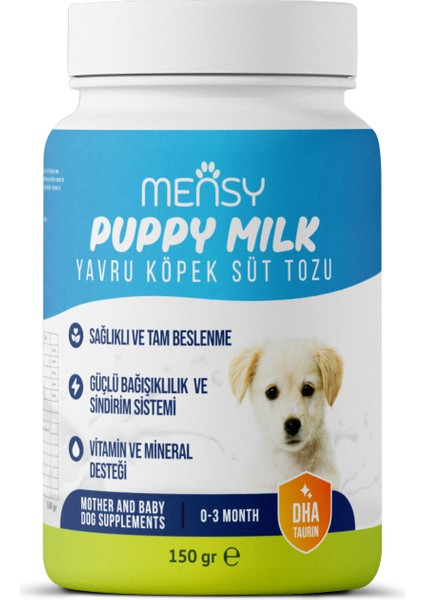 Yavru Köpek Süt Tozu (Hamile ve Yavru Köpekler Için) 150 gr