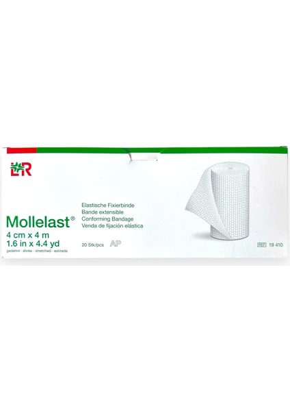 Lohmann Rauscher Mollelast Parmak Kompresyon Bandajı 4cm X 4m - 19410 - 1 Kutu (20 Adet)