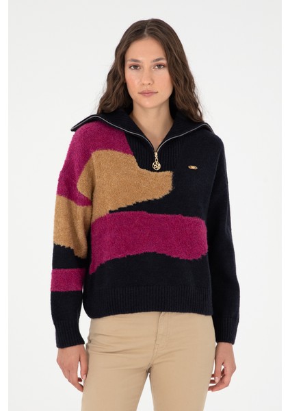 Kadın Lacivert Triko Kazak 50293108-VR033