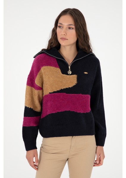 Kadın Lacivert Triko Kazak 50293108-VR033 modelleri