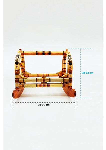 El Yapımı Ahşap Oyuncak Beşik fırsatları