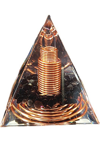 cm Kristal Çakıl Spiral Piramit Spiral Bobin Piramit El Yapımı Ev (Yurt Dışından)