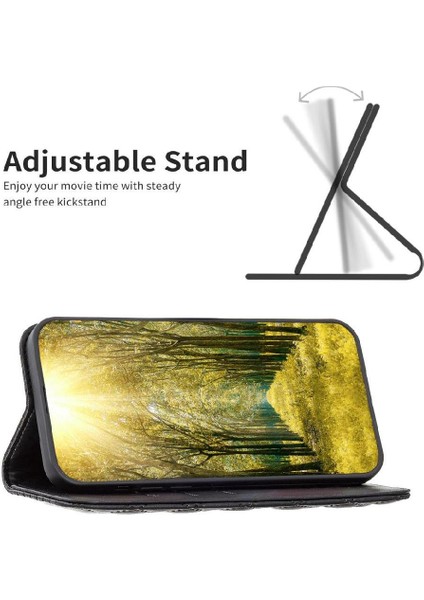 Xiaomi Redmi Not 9 Pro Için Flip Case Kart Yuvaları Tutucu Cüzdan Manyetik (Yurt Dışından)