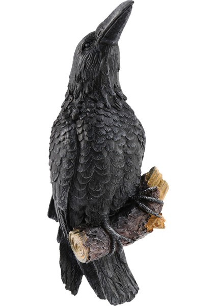 Kuzgun Reçine Heykeli Açık Kargalar Cadılar Bayramı Dekor Yaratıcı Dekorasyon (Yurt Dışından)