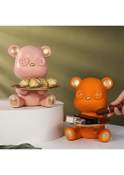 Iskandinav Ayı Tepsi Dekorasyon Sundurma Anahtar Ev Dekorasyon Reçine El Sanatları B (Yurt Dışından) fırsatları