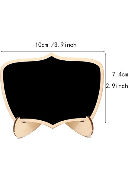 40PC Mini Kara Tahta Düğün Etiketi Partileri Deco Için 4 Farklı Stil (Yurt Dışından) modelleri