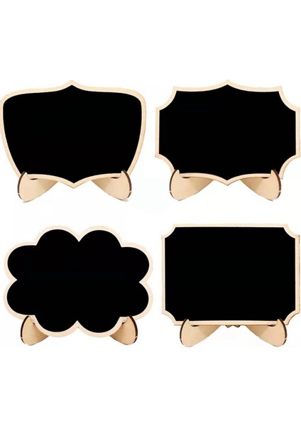 40PC Mini Kara Tahta Düğün Etiketi Partileri Deco Için 4 Farklı Stil (Yurt Dışından) fırsatları