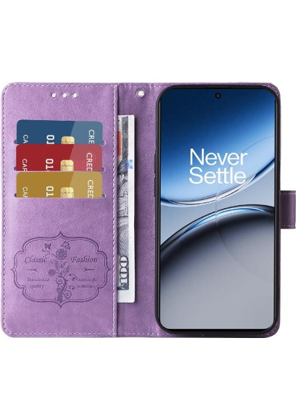 Oneplus Nord 4 Deri Çiçek Kart Yuvaları Flip Case Için Flip Case (Yurt Dışından) fırsatları