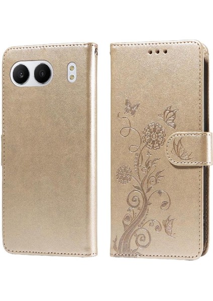 Oneplus Nord 4 Deri Çiçek Kart Yuvaları Flip Case Için Flip Case (Yurt Dışından) modelleri