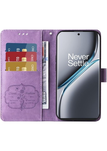 Oneplus Ace 3 Pro Flip Çiçek Deri Kart Yuvaları Için Flip Case (Yurt Dışından) modelleri