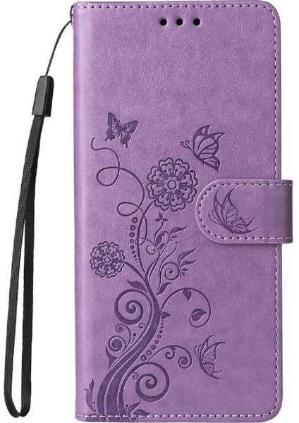 Xiaomi Redmi Için Flip Case 13 4g Deri Çevirme Çiçek Kart Yuvaları (Yurt Dışından)