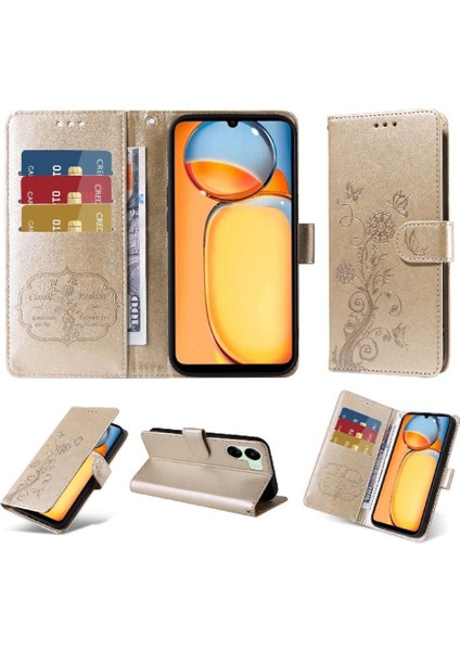 Xiaomi Redmi Için Flip Case Xiaomi 4g Cardyuvaları Flip Deri Çiçek (Yurt Dışından) modelleri