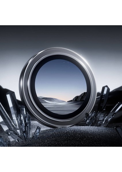 Apple iPhone 16 Plus Uyumlu Parlama Önleyici Glass Warrior Metal Kamera Lens Koruyucu Gümüş modelleri