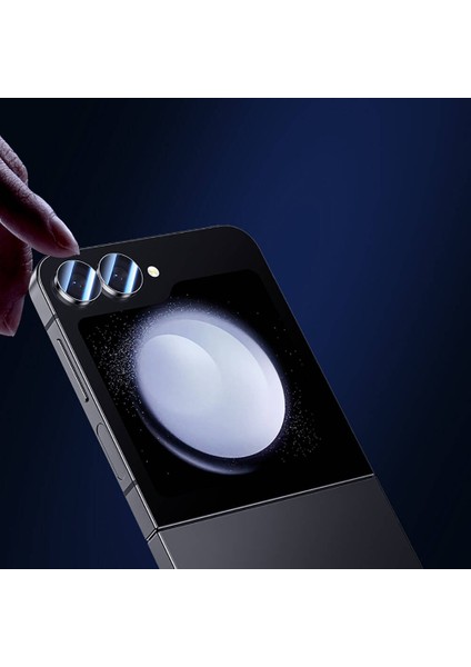 Galaxy Z Flip 6 Uyumlu King Kong Kamera Lens Koruyucu Gümüş indirimleri