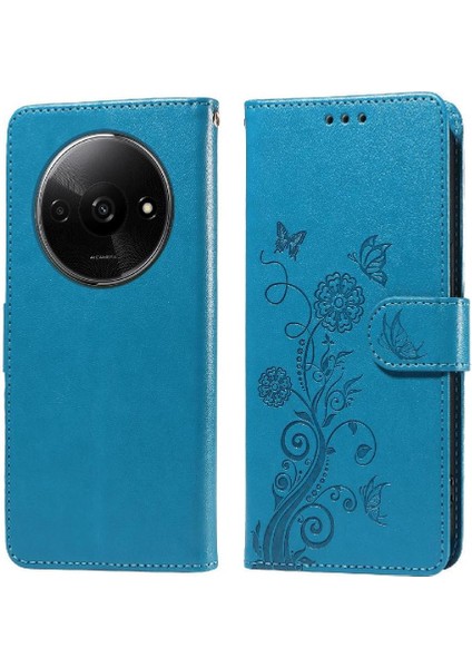 Xiaomi Redmi A3 Için Flip Case 4g Çiçek Çevirme Deri Cardyuvaları (Yurt Dışından)