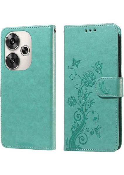 Xiaomi Poco F6 Cardyuvaları Flip Deri Çiçek Için Flip Case (Yurt Dışından)