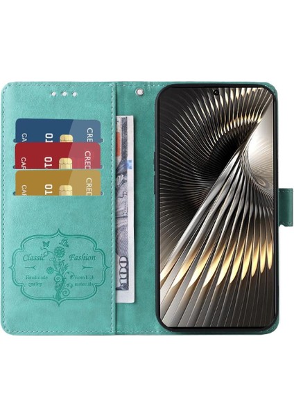 Xiaomi Poco F6 Cardyuvaları Flip Deri Çiçek Için Flip Case (Yurt Dışından)