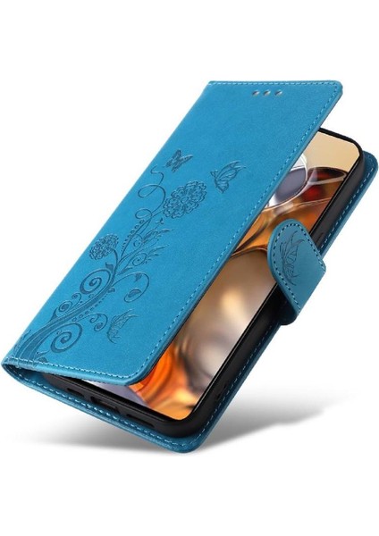 Xiaomi 11T/11T Pro Çiçek Flip Deri Kart Yuvaları Için Flip Case (Yurt Dışından)