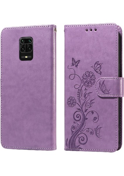 Xiaomi Redmi Not 9 Için Flip Case Pro 4g Çiçek Cardyuvaları Flip Deri (Yurt Dışından)