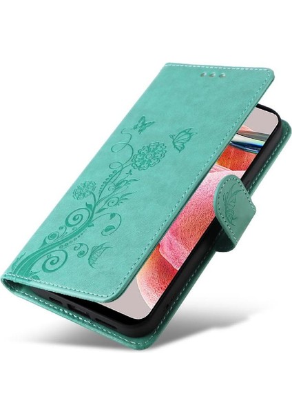 Xiaomi Redmi Not 12 Için Flip Case 4g Cardyuvaları Çiçek Deri Flip Case (Yurt Dışından)