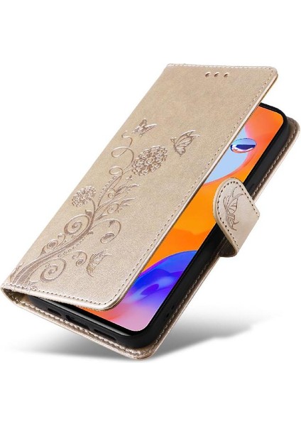 Xiaomi Redmi Not 11 Pro 4g Için Flip Case/5g Deri Çevirme Çiçek Cardyuvaları (Yurt Dışından)