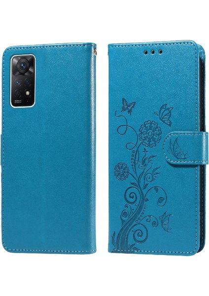 Xiaomi Redmi Not 12 Için Flip Case Pro 4g Çiçek Cardyuvaları Flip Deri (Yurt Dışından)