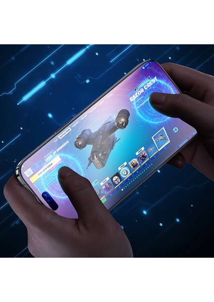 Apple iPhone 15 Uyumlu Joytouch Oyunculara Özel Mat Ekran Koruyucu Uygulama Aparatlı