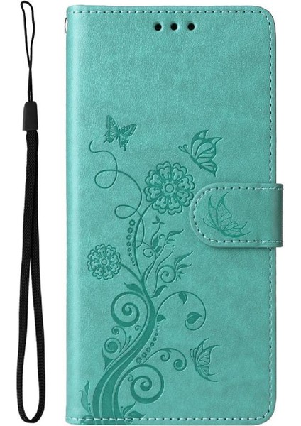 Xiaomi Redmi Not 12 Için Flip Case Pro Artı Flip Kart Yuvaları Deri Çiçek (Yurt Dışından)
