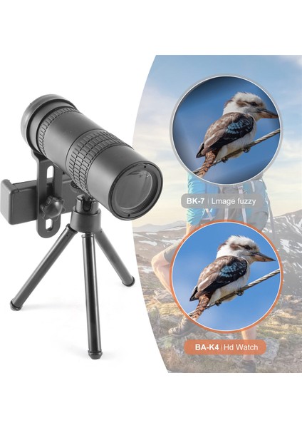 10-300X40MM Süper Telefoto Zoom Tripodlu Monoküler Teleskop (Yurt Dışından)