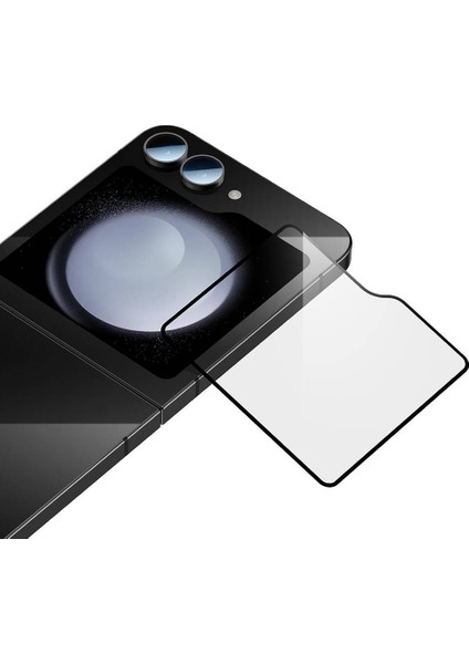 Galaxy Z Flip 6 Uyumlu Glass Warrior Hd Cam Ekran Koruyucu Uygulama Aparatlı