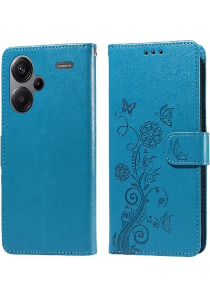 Xiaomi Redmi Not Için Flip Case 13 Pro Artı 5g Deri Kart Yuvaları Çevirin (Yurt Dışından)