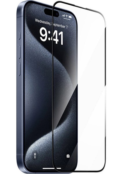 Apple iPhone 16 Pro Uyumlu GT-017 Safir Kaplama Temperli Cam Ekran Koruyucu