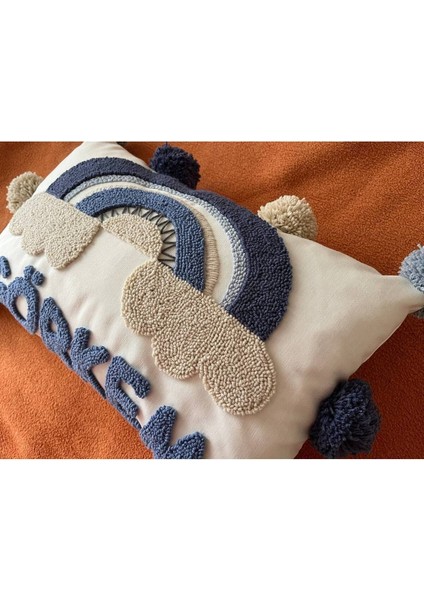 İsimli Bebek Takı Yastığı Dekoratif Yastık Kılıfı Punch Nakışlı Içi DOLGUSUZ-30 x 50 fiyatları