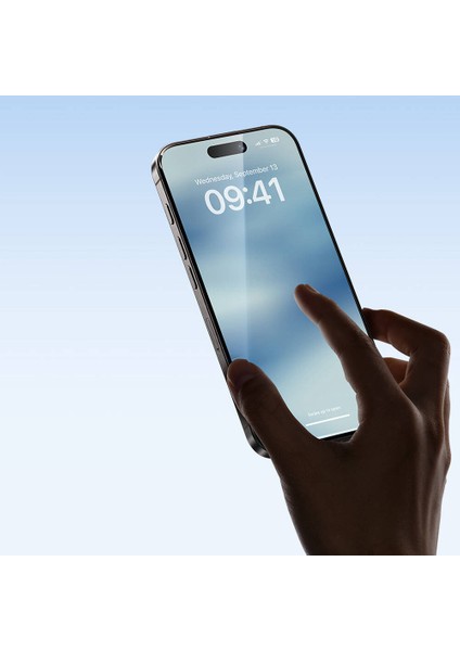 Apple iPhone 14 Pro Uyumlu 0.4mm Ekran Koruyucu Ultra Shield Uygulama Aparatlı fırsatları