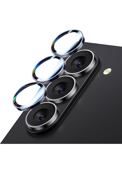 Galaxy Z Fold 6 Uyumlu Kamera Lens Koruyucu King Kong Gümüş