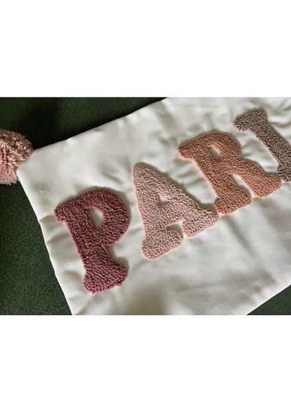 İsimli Bebek Takı Yastığı Dekoratif Yastık Kılıfı Punch Nakışlı Içi DOLGUSUZ-30 x 50 fiyatları