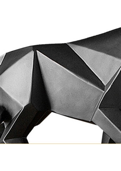 Iskandinav Reçine El Sanatları Geometrik Yaratıcı Boğa Güreşi Dekorasyon, Siyah (Yurt Dışından) modelleri