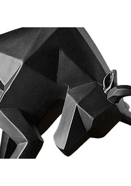 Iskandinav Reçine El Sanatları Geometrik Yaratıcı Boğa Güreşi Dekorasyon, Siyah (Yurt Dışından) fırsatları