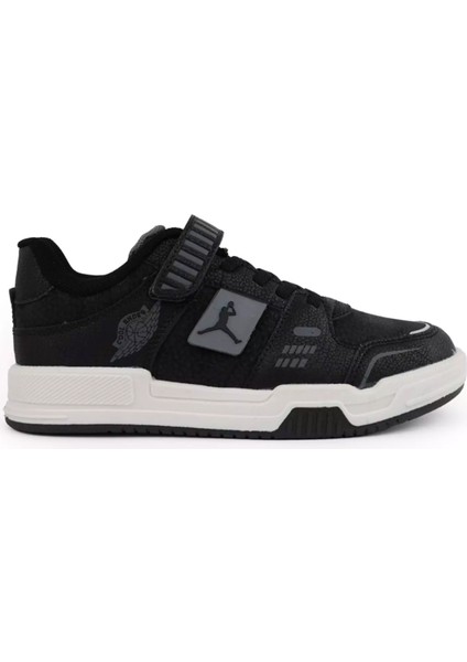 King Siyah Sneaker Erkek Çocuk Spor Ayakkabı