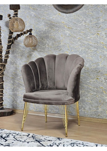 Tekli Gold Kaplama Tel Ayak Papatya Çay Seti Koltuk Takımı , Balkon, Salon, Ofis, Cafe Koltuk Takımı modelleri