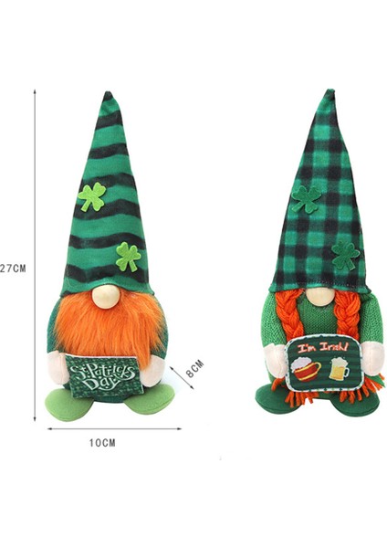 Aziz Patrick Günü Gnome Dekorasyonu, Ev Masaüstü Için Süsler, B (Yurt Dışından) fiyatları