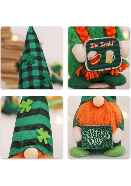 Aziz Patrick Günü Gnome Dekorasyonu, Ev Masaüstü Için Süsler, B (Yurt Dışından) modelleri