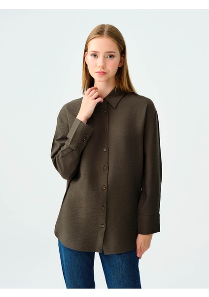 Kadın Gömlek Haki LF2037074