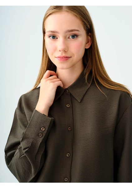 Kadın Gömlek Haki LF2037074 modelleri