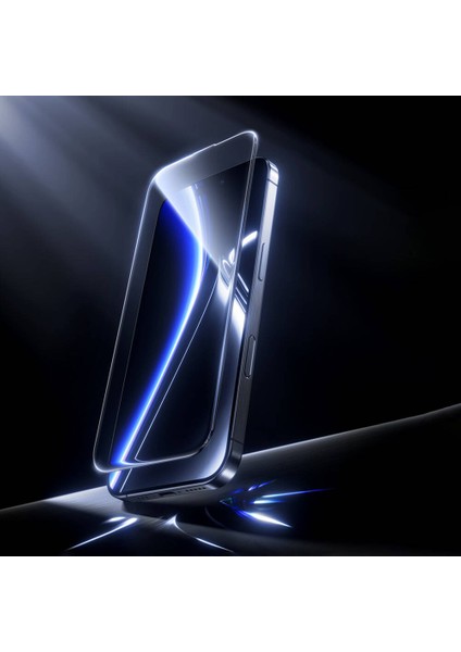 Apple iPhone 16 Plus Uyumlu Glass Warrior Privacy Hd Hayalet Ekran Koruyucu Uygulama Aparatlı