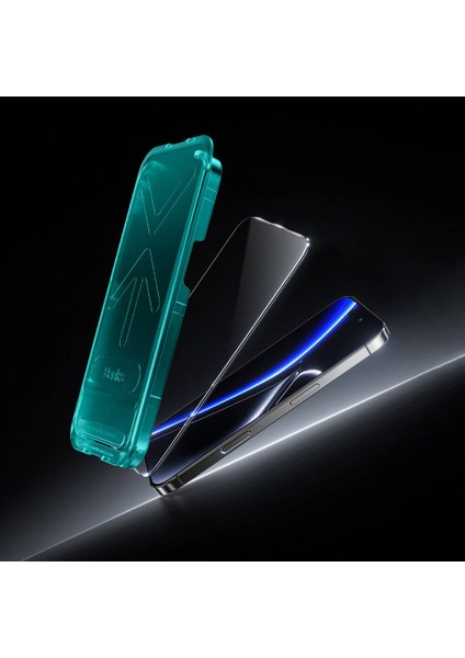 Apple iPhone 16 Plus Uyumlu Glass Warrior Privacy Hd Hayalet Ekran Koruyucu Uygulama Aparatlı