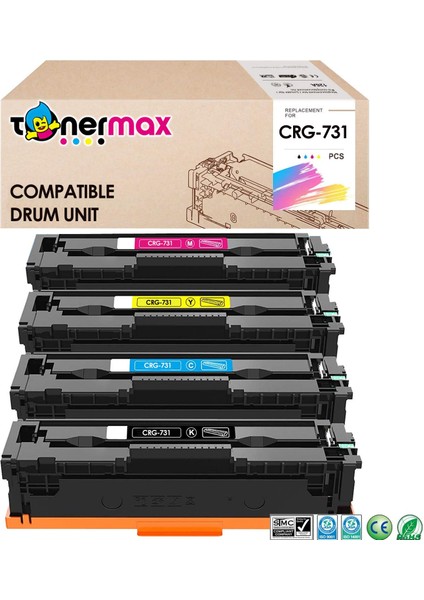 Canon CRG-731 Muadil Toner Set/ Canon LBP-7100CN Muadil Toner Takım fırsatları