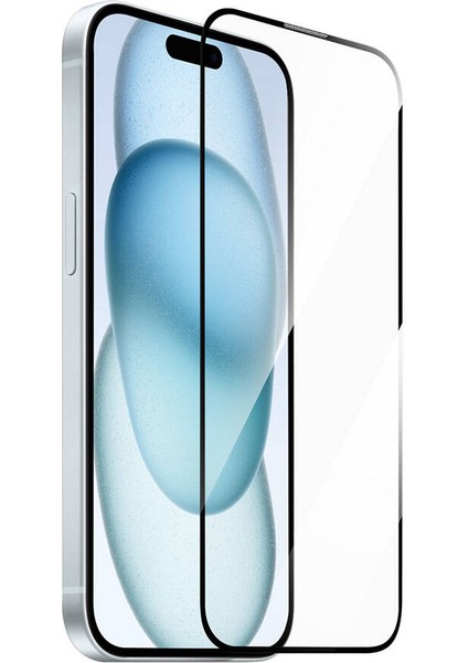 Apple iPhone 16 Plus SQ-008 Oleofobik Easy Install Temperli Cam Ekran Koruyucu Uygulama Aparatlı