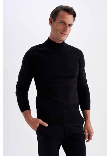 Erkek Kazak Siyah R1127AZ/BK27